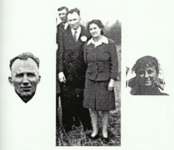 Léon Gaulin et Anita Coulombe, jour de mariage, le 27 novembre 1920 (Anita avait 16 ans)